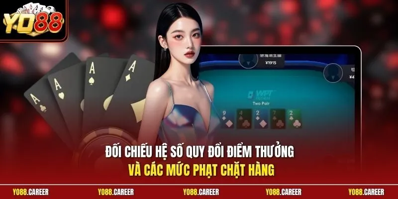 Đối chiếu hệ số quy đổi điểm thưởng và các mức phạt chặt hàng