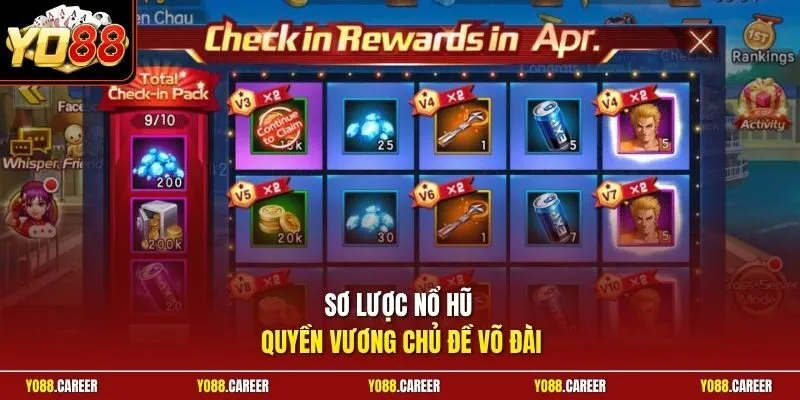 Sơ lược nổ hũ Quyền Vương chủ đề võ đài